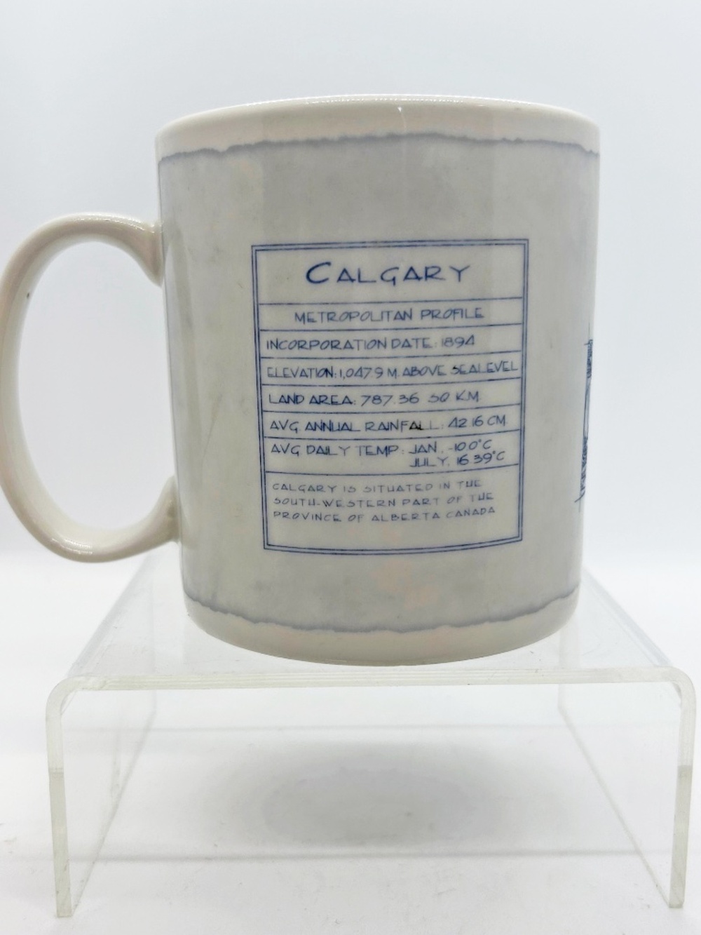 Starbucks Calgary Architecture Series Mug Stampede City Skyline - Picture 3 of 8